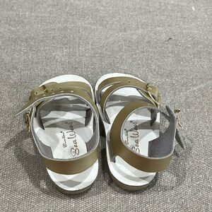 Sun San gold sandals